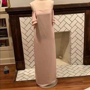 Blush bridesmaid dress